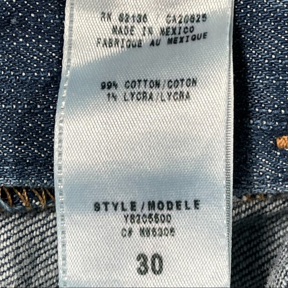 Guess Jeans size 30 flare leg, rainbow designs on back pockets, great condition - Picture 10 of 11